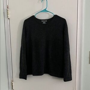 Eddie Bauer Charcoal Wool Blend Sweater